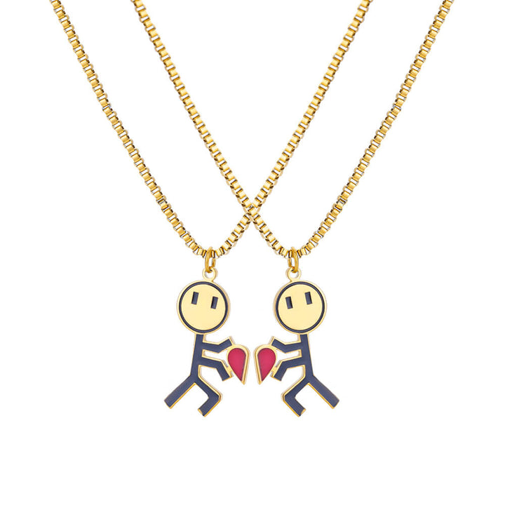 BowLift | 2pcs Double Love Heart Necklace