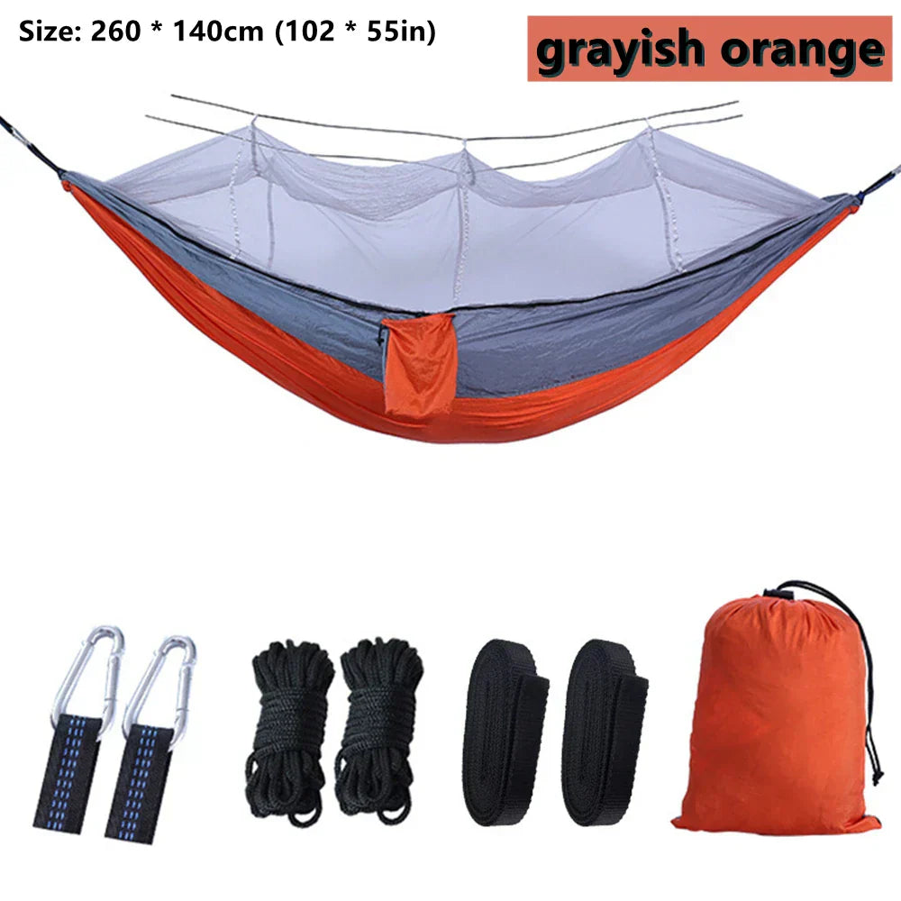 BowLift | NatureRest Hammock | Integrated Mosquito Net | Compact & Breathable