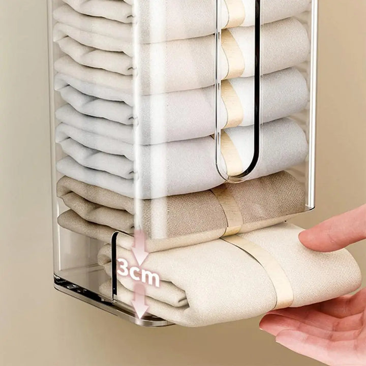 BowLift | Transparent Multifunctional Wall-Mounted Sock Organizer