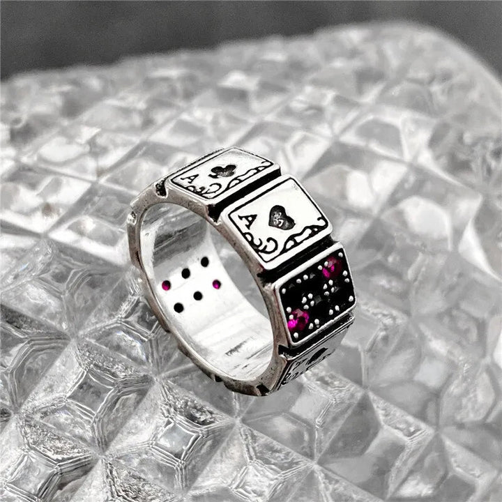 BowLift | Adjustable Playing Cards Open Cuff Rings