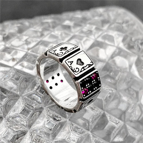 BowLift | Adjustable Playing Cards Open Cuff Rings
