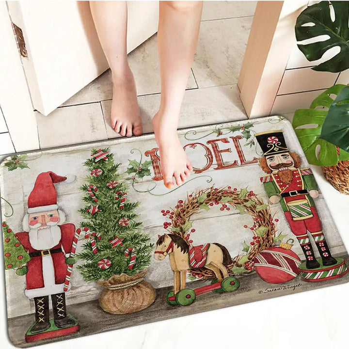 FestiveWelcome – Luxury Christmas Doormat for your Threshold Bowlift