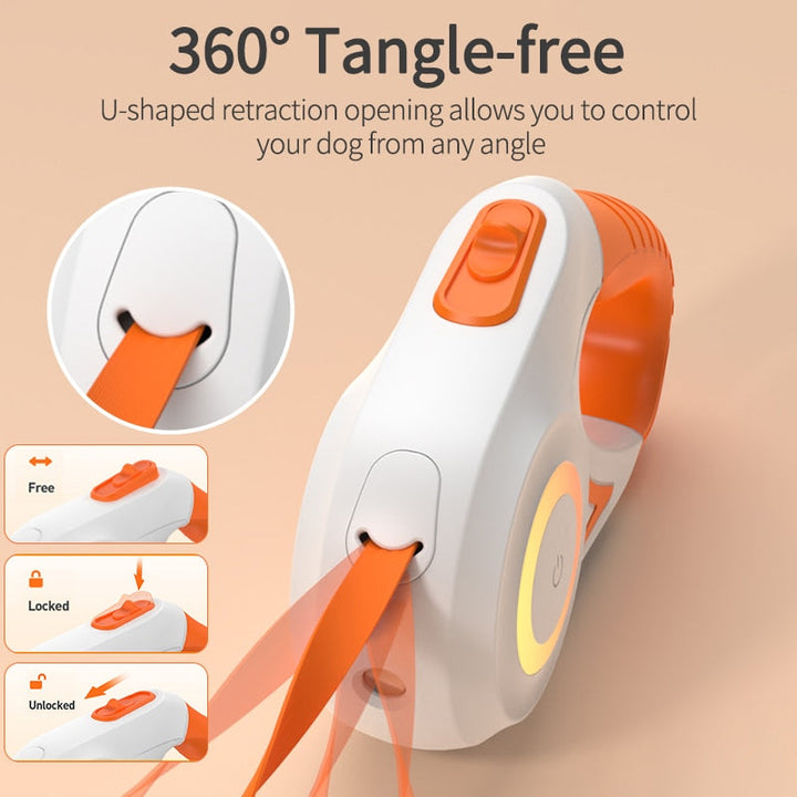 BowLift | Automatic Retractable LED Dog Leash