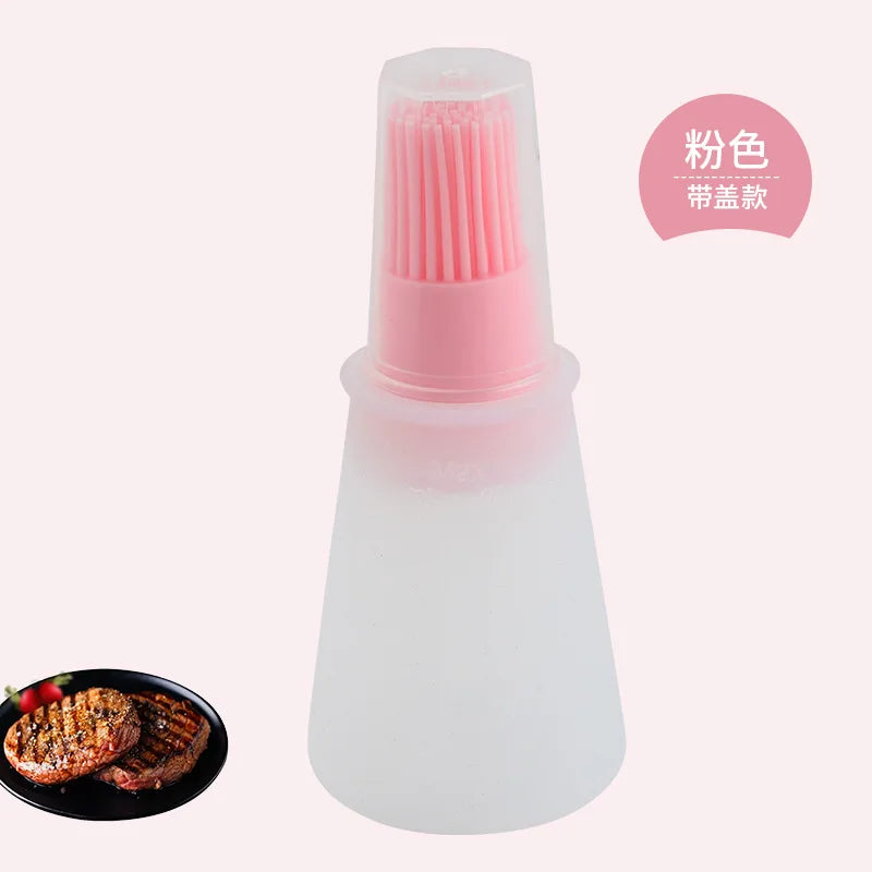 BowLift | OilMaster Silicone Oil Bottle | With Brush & Dispenser | Leak-proof & Reusable