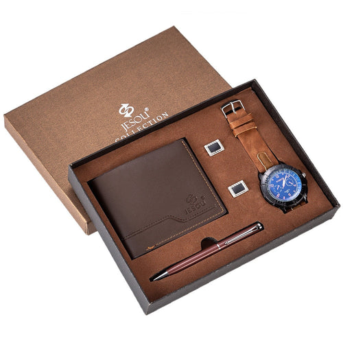 BowLift | 4Pcs Luxury Men Business Watch Gift Set