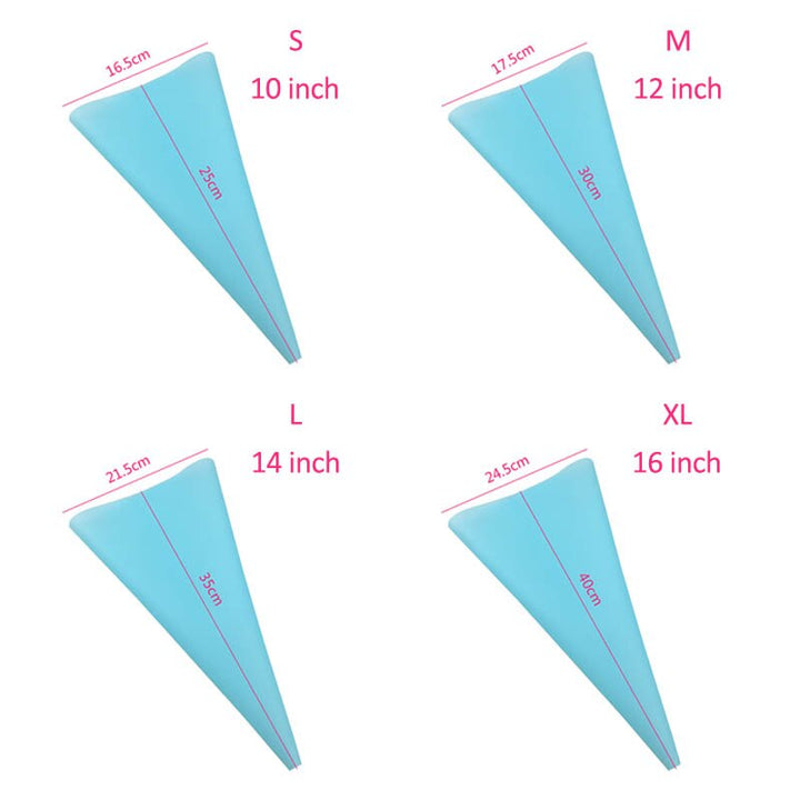 BowLift | 4Pcs Diy Reusable Pastry Icing Bag