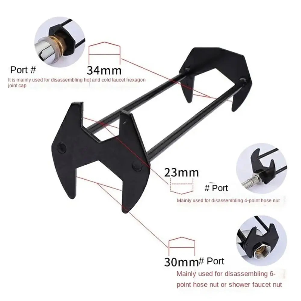 BowLift | Dual-Headed Easy Repair Faucet Wrench