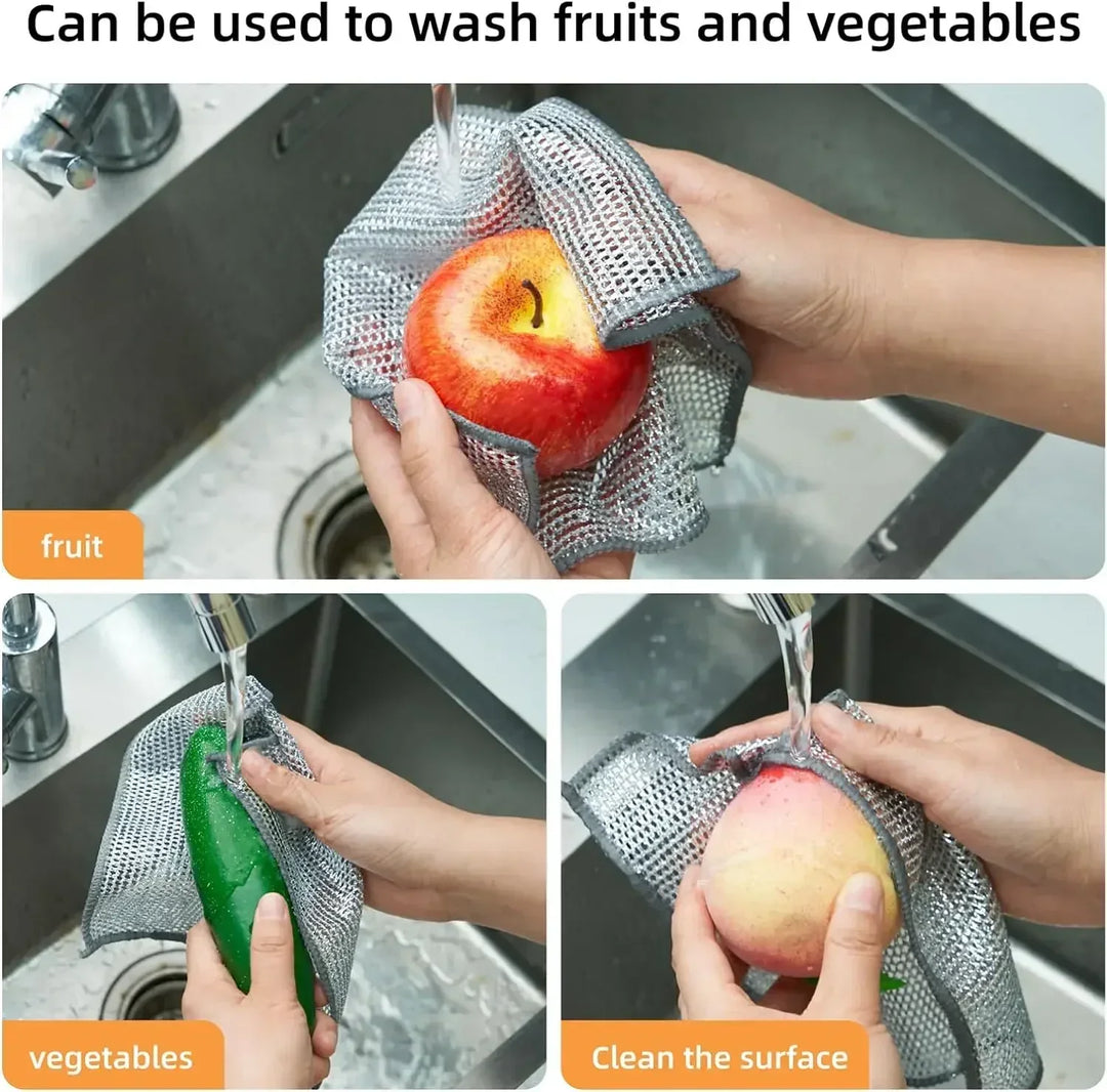 BowLift | Silver Wire Double-Sided Ultra-Absorbent Design Cleaning Cloth