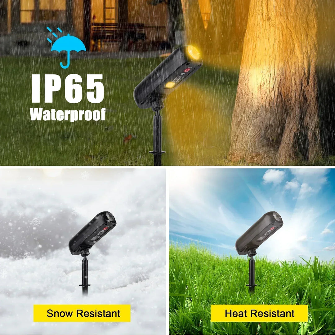 BowLift | LumoGlow | LED Solar Spotlight | 2-in-1 Light Mode | IP65 Waterproof