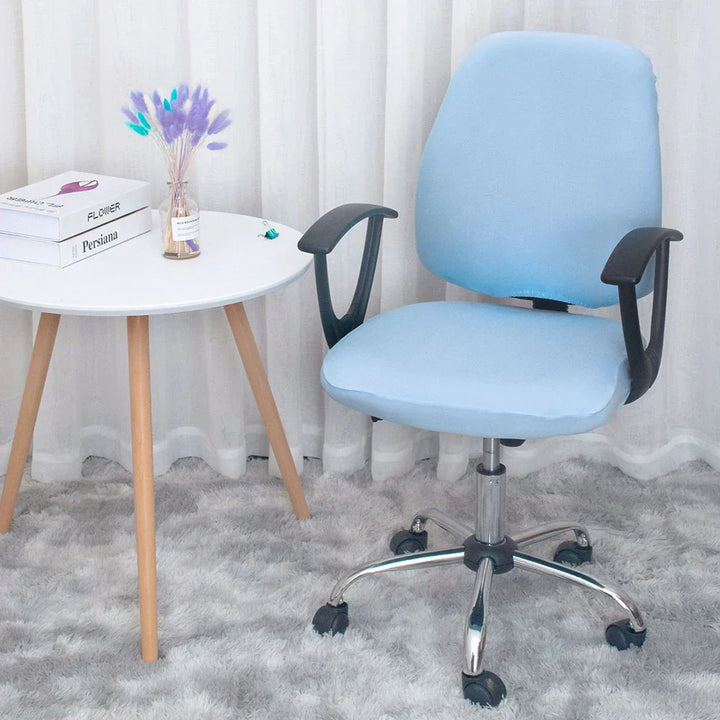 BowLift | 2-piece Split Office Rose Chair Covers