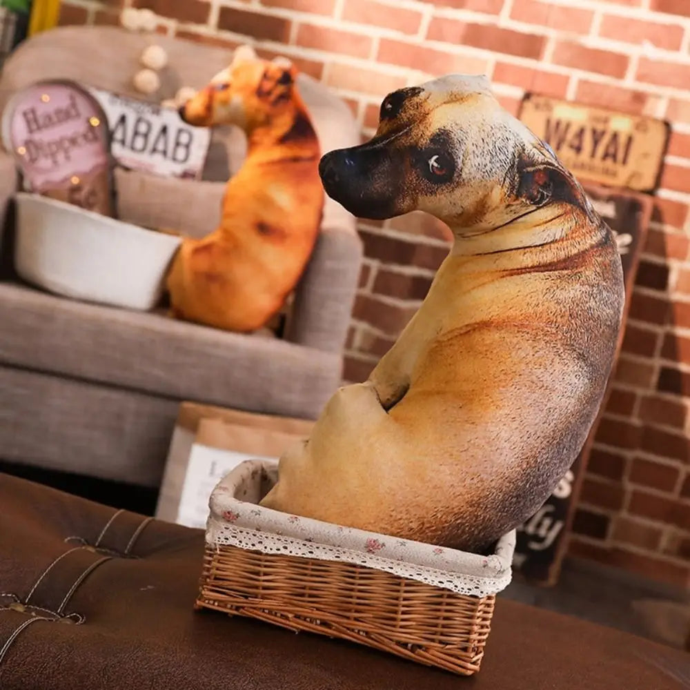 BowLift | Realistic Dog Soft Dog Plush Pillows
