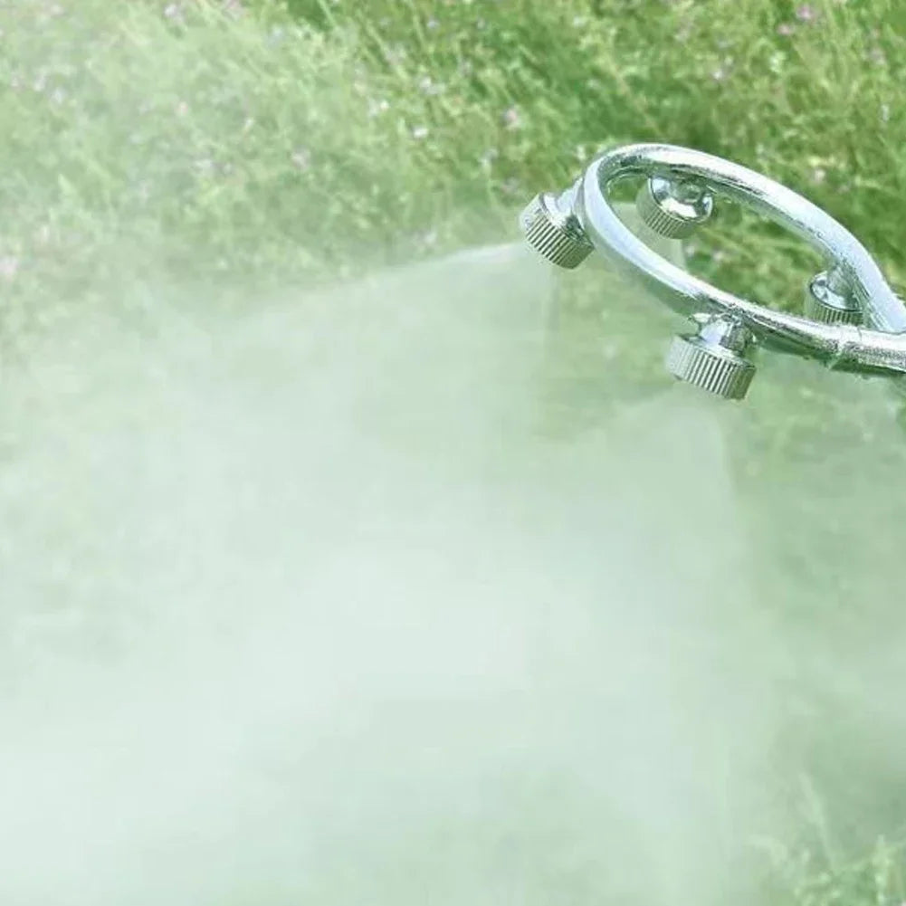 BowLift | High pressure stainless steel ring multi nozzle – Efficient spray attachment for garden irrigation