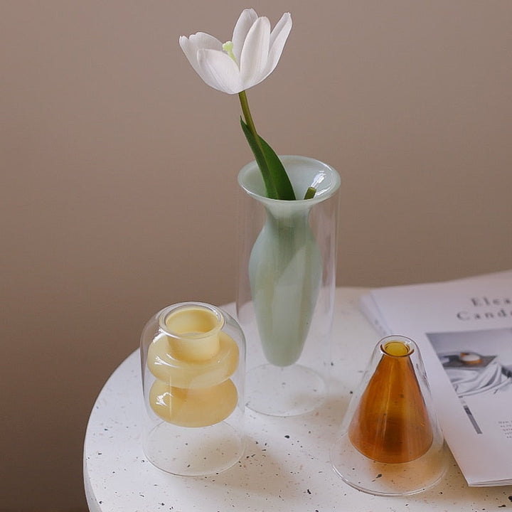 Bubbly Glass Vases - Opaque | Bowlift