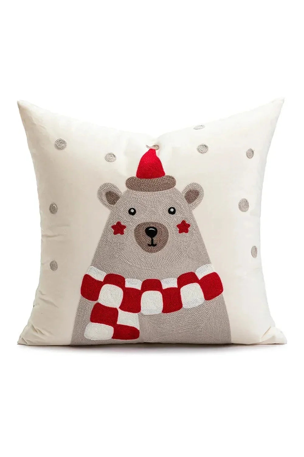 red Christmas cushion cover | Bowlift