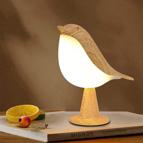 BowLift | Wooden Bird LED Touch-Switch Night Lamp