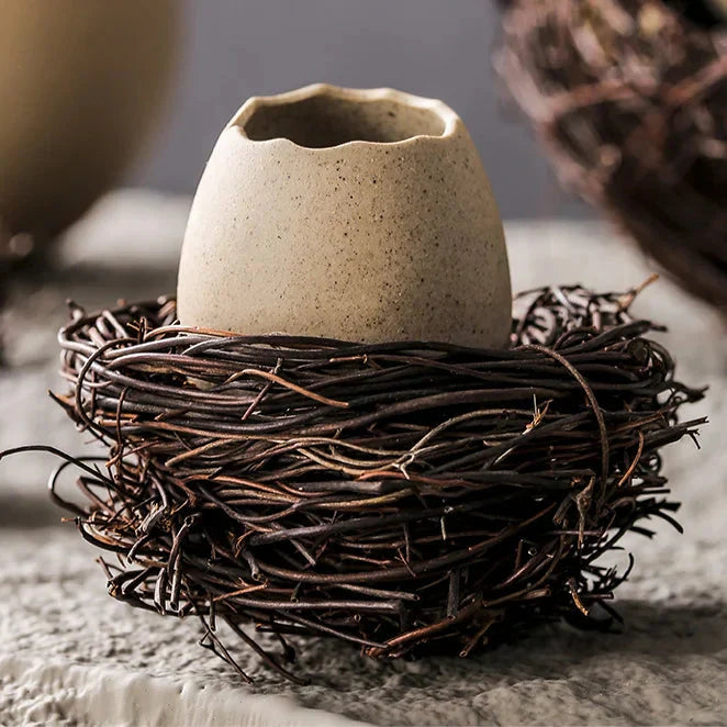 BowLift | Creative Ceramic Bird Nest Eggshell Bowl
