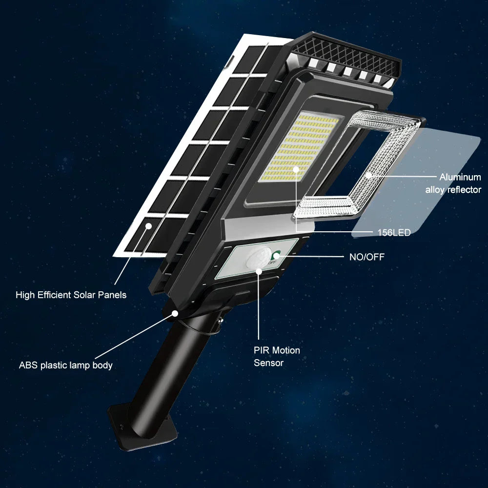 BowLift | Solaris ProLumen | 156 LEDs | Motion Sensor | Solar Powered & Wireless