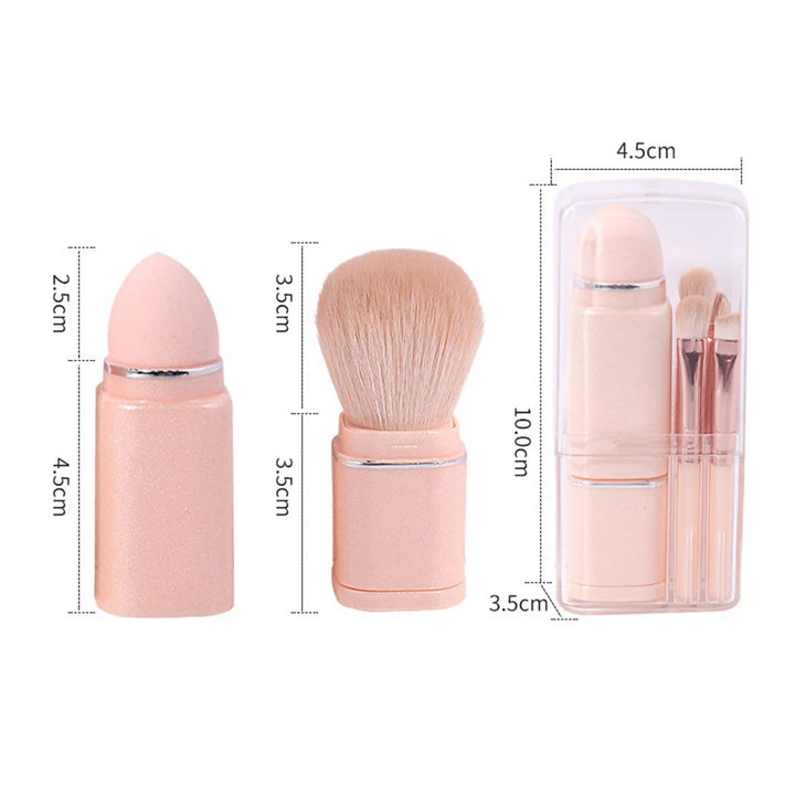 BowLift | 8Pcs Portable Makeup Brushes Set