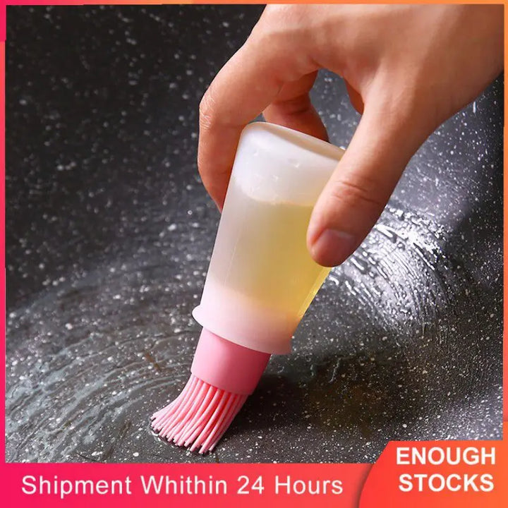 BowLift | OilMaster Silicone Oil Bottle | With Brush & Dispenser | Leak-proof & Reusable