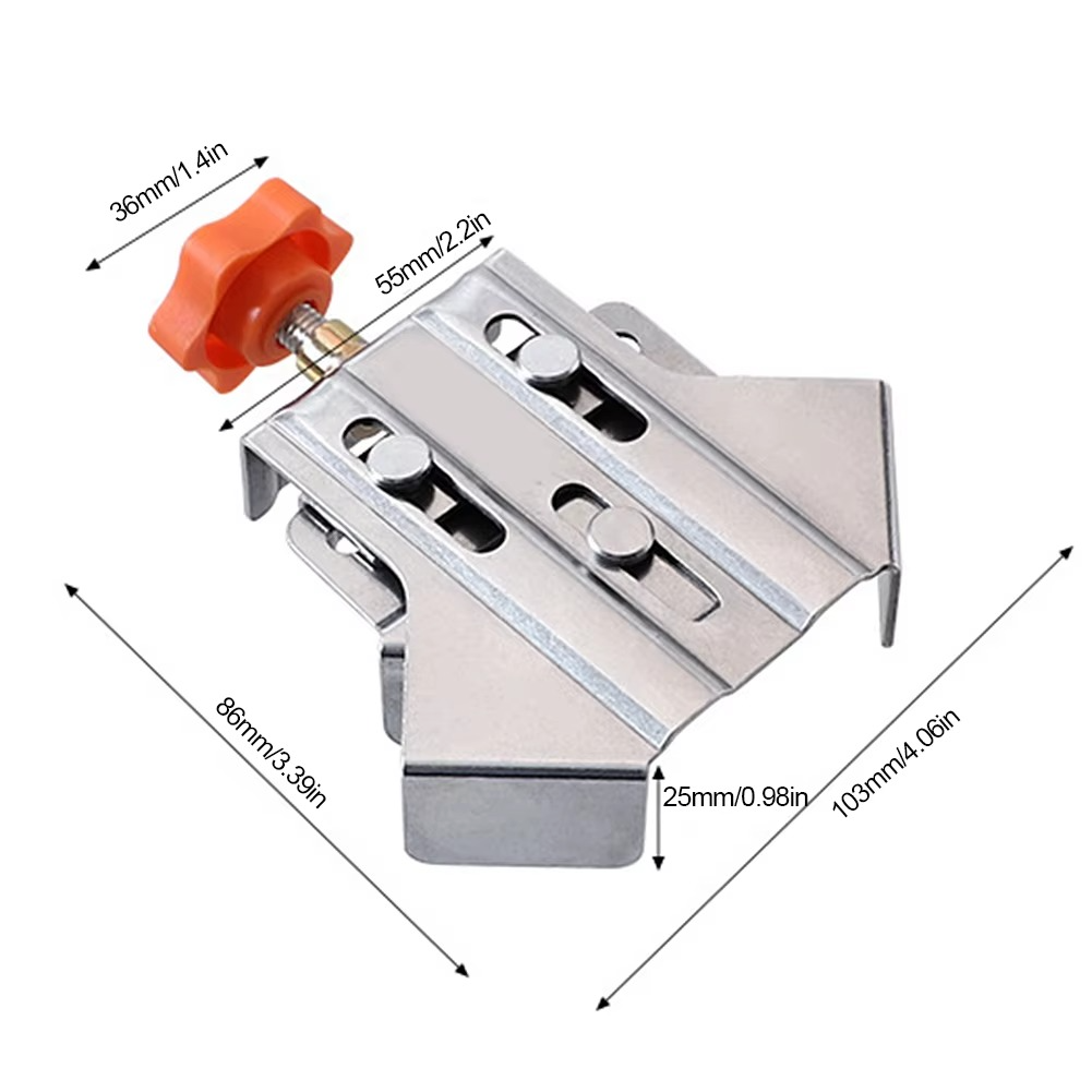 BowLift | Precision 90° Stainless Steel Corner Clamp for Woodworking