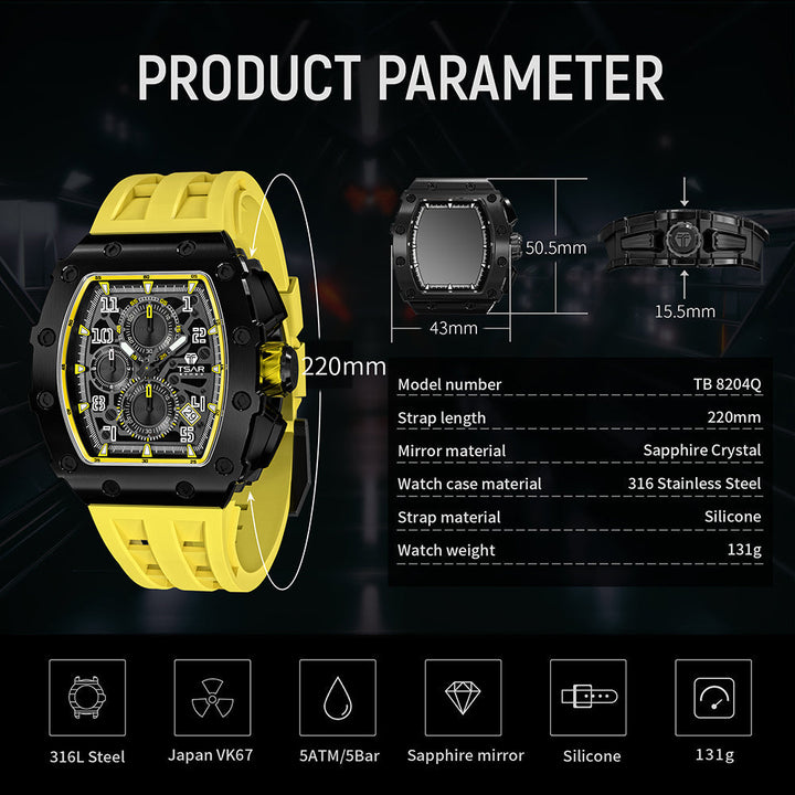 Luxury chronograph watch Bowlift