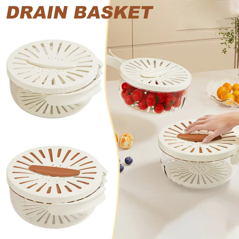 BowLift | Space Saving Vegetable Fruit Drainer Basket