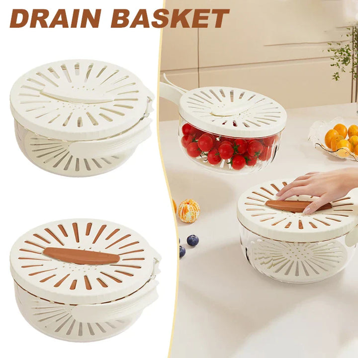 BowLift | Space Saving Vegetable Fruit Drainer Basket