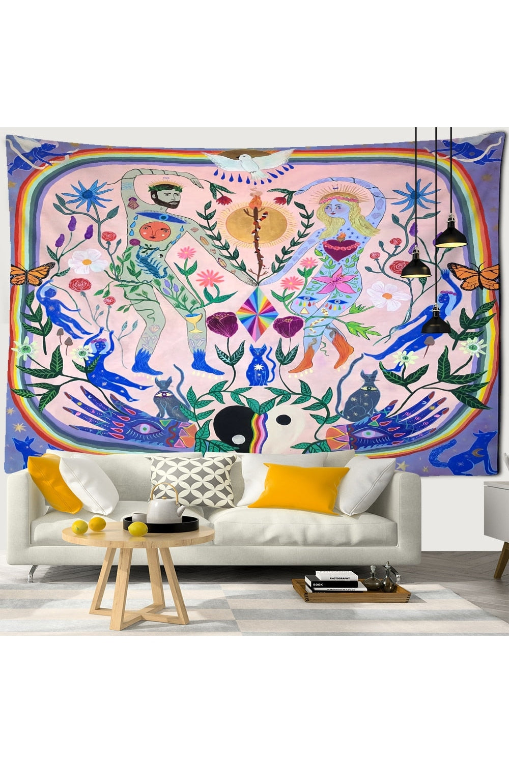 True Love Trippy Tapestry | Bowlift