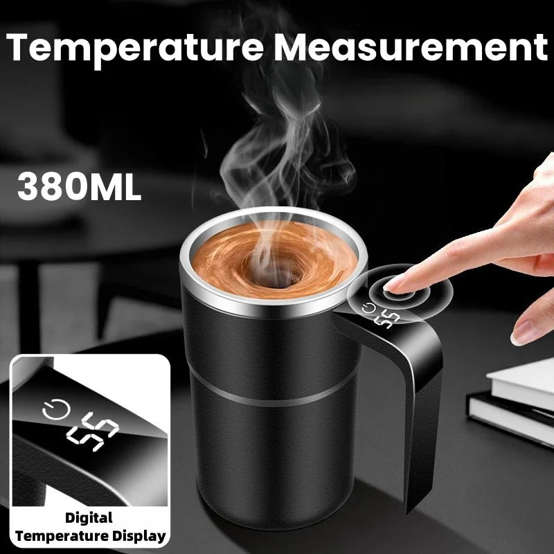 BowLift | Digital Temperature Display Self Stirring Coffee Mug