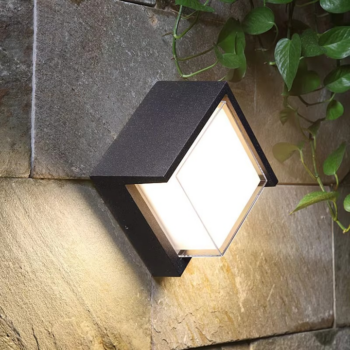 BowLift | Modern Outdoor LED Wall Light with Motion Sensor – Waterproof IP65 Security Lighting