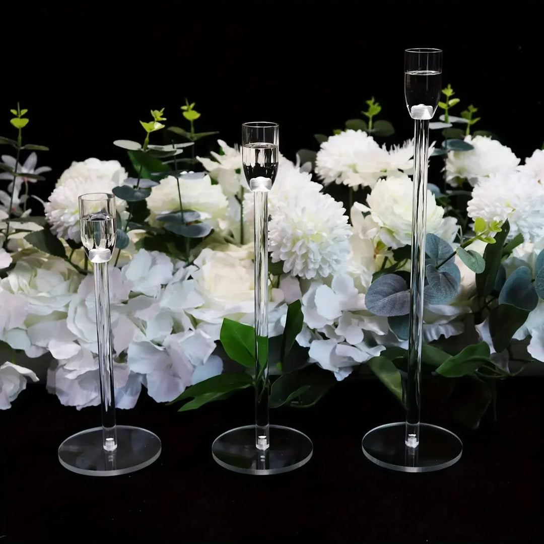 BowLift | LumenAcry Acrylic Candle Holder Set (3-piece)