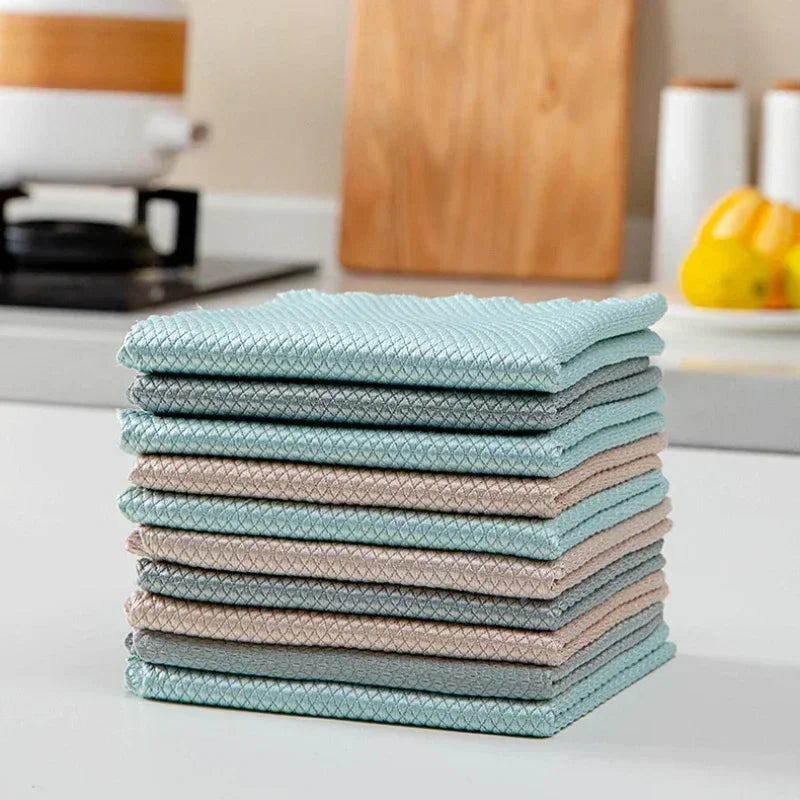 BowLift | CleanWave Micro Cloth | Super Absorbent Microfiber Cloth | Lint-Free & Durable | Kitchen Helper