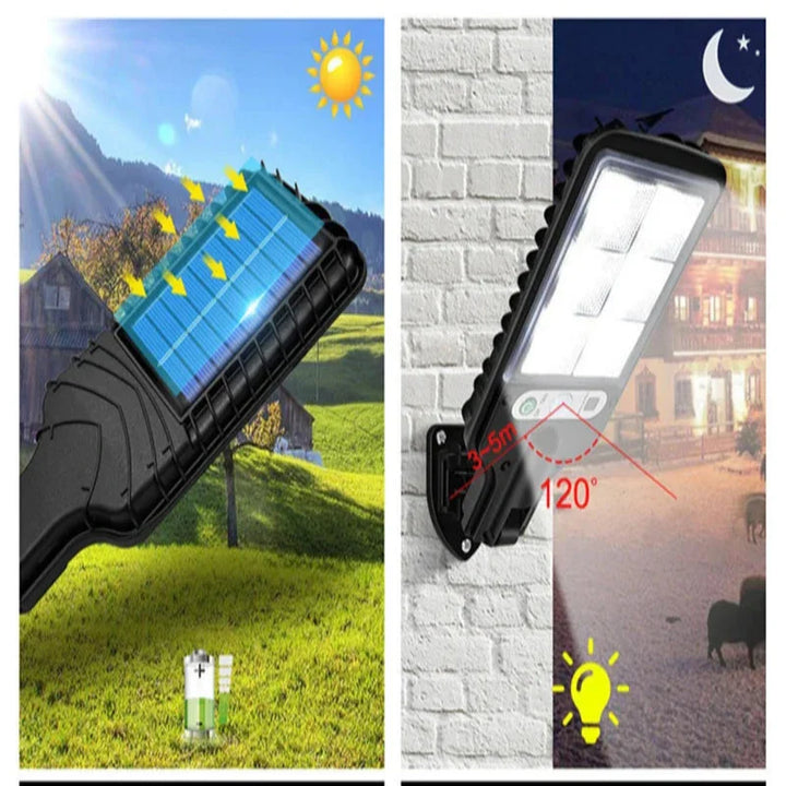 BowLift | Solar Wall Light with Motion Sensor | Garden and Street Lighting | LED Solar Lighting - DoorLed
