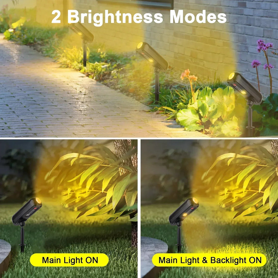 BowLift | LumoGlow | LED Solar Spotlight | 2-in-1 Light Mode | IP65 Waterproof