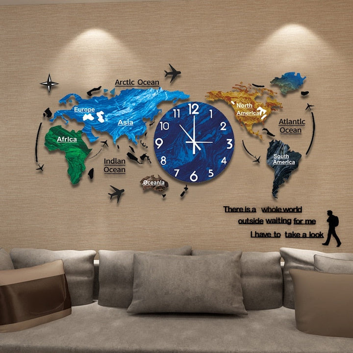 Acrylic 3D DIY Wall Clock