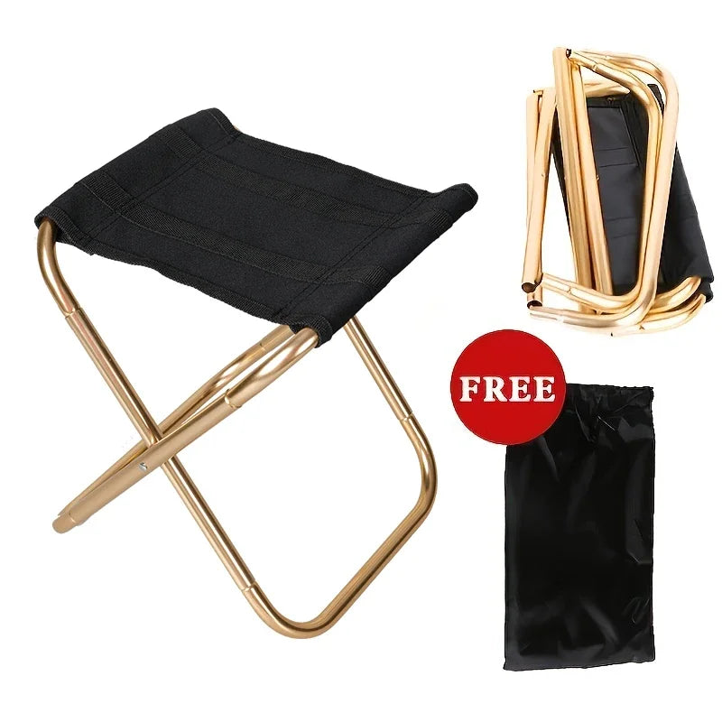 BowLift | MobiloCamp Folding Stool | Ultralight & Collapsible | 262g | For Camping, Hiking & Festivals