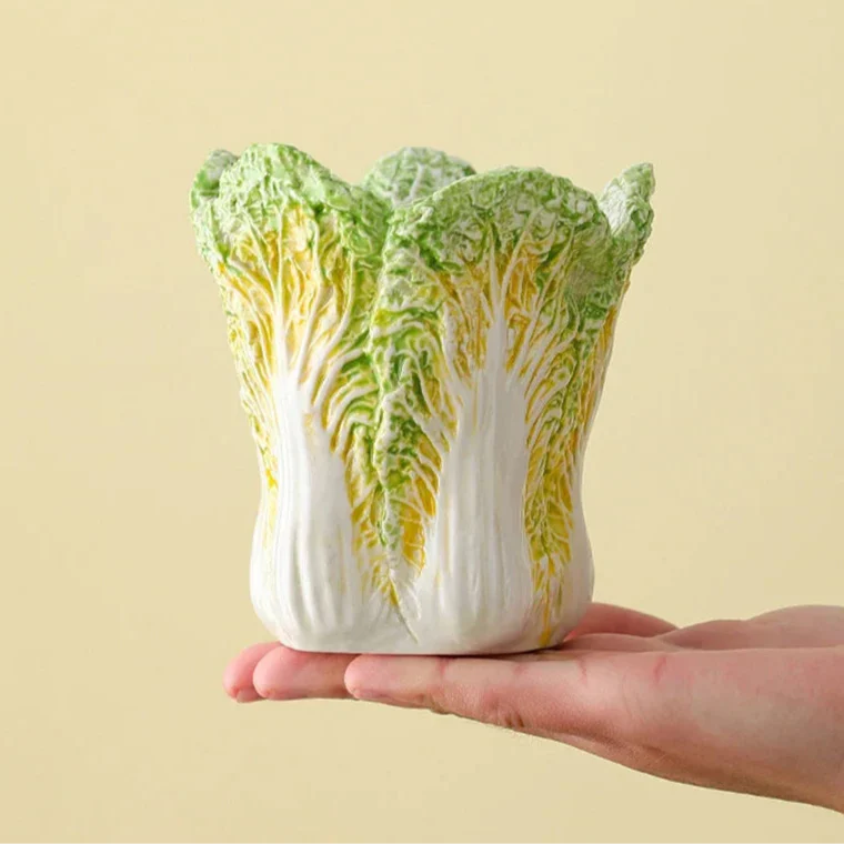 Chinese Cabbage Ceramic Jar | Bowlift