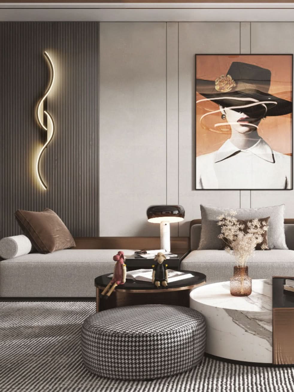 BowLift | GlowCraft LED Wall Light – Modern Design