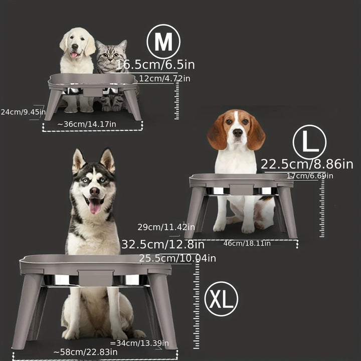 BowLift | Elevated Healthy Digestion Comfortable Feeding Dog Bowls