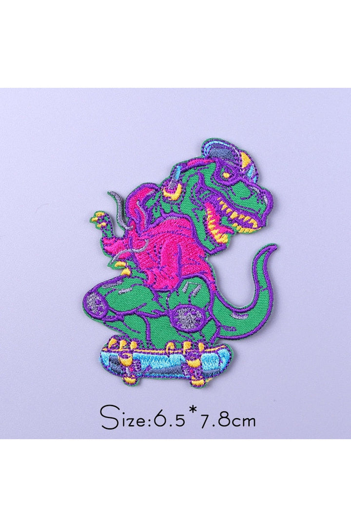 Punk Style Embroidered Patches | Bowlift