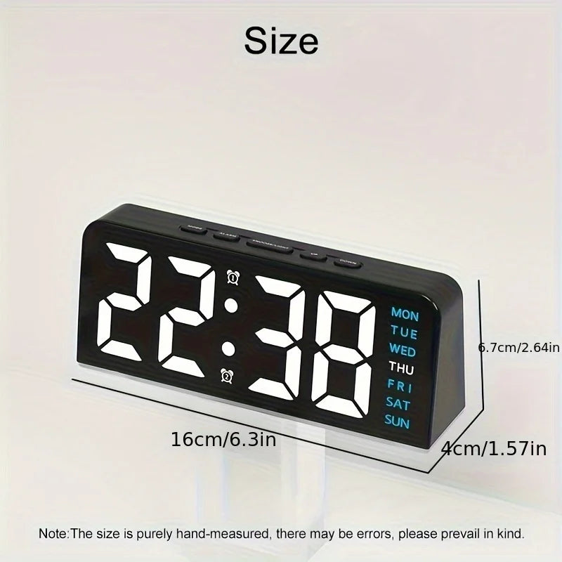 BowLift | Modern LED All Week Display Night Lamp Alarm Clock