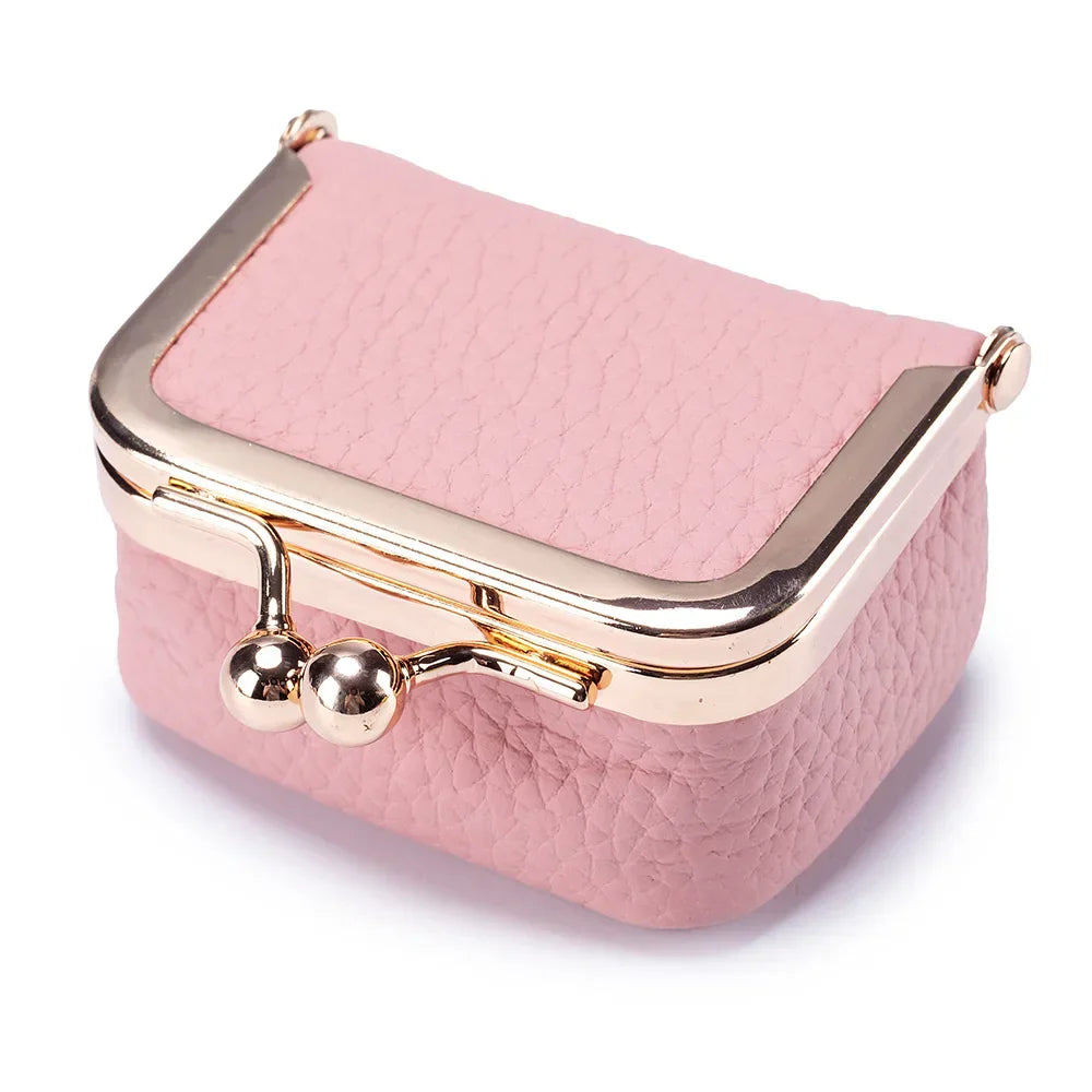 BowLift | Mini Retro Leather Travel Jewelry Storage Bag