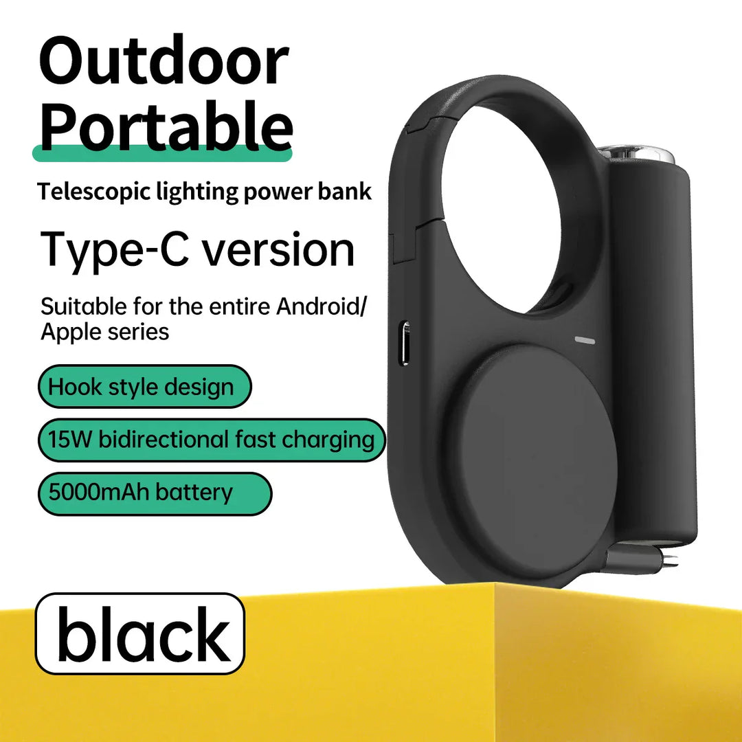 BowLift | Clip-On Dual-Port Emergency Power Bank