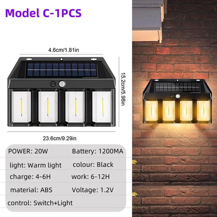 BowLift | Night Guard LED Solar Wall Waterproof Lamp