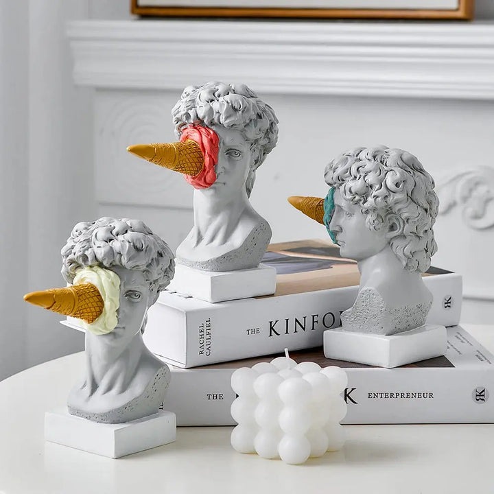 BowLift | David Statue Ice Cream Edition: Gourmet and Elegant Art