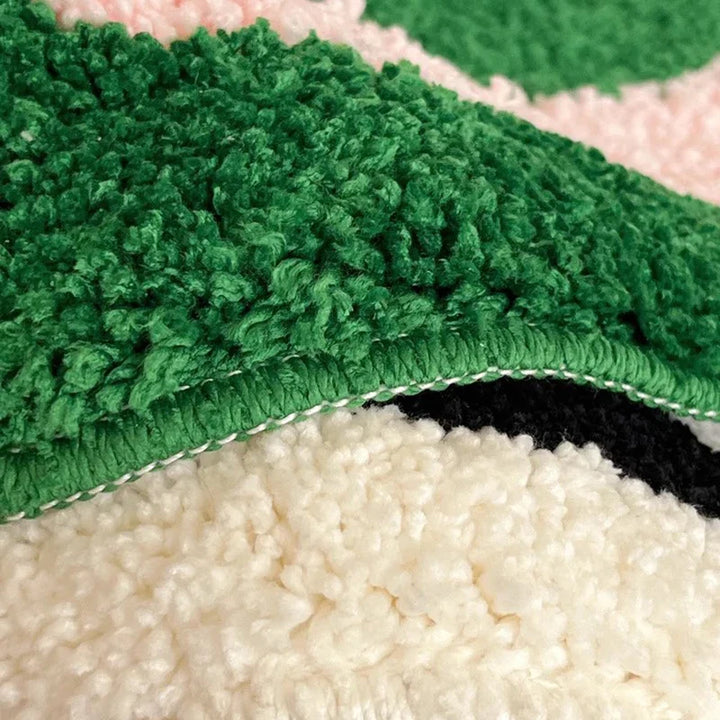 Colorful Tufted Tulip Rug | Bowlift