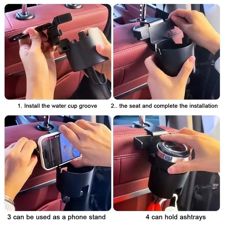 BowLift | Multifunctional Car Seat Headrest Cup Holder
