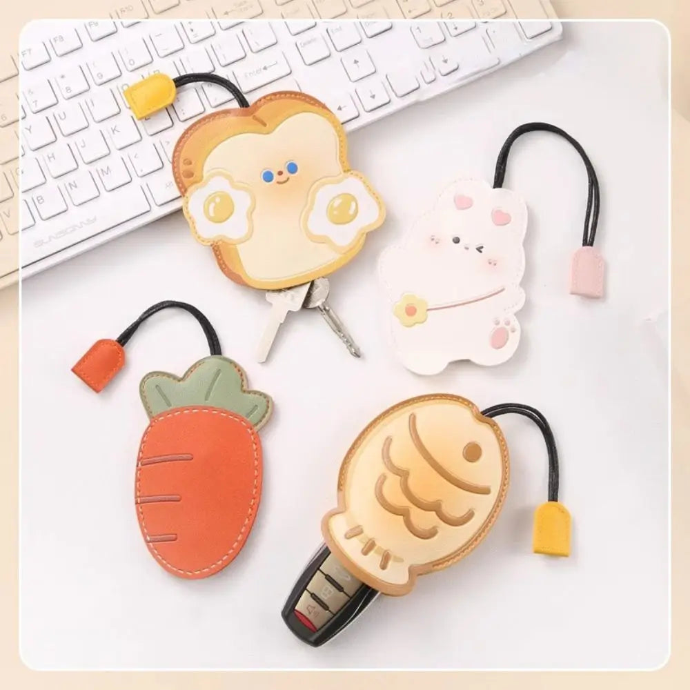 BowLift | Cartoon Leather Universal Pull-Out Key Case