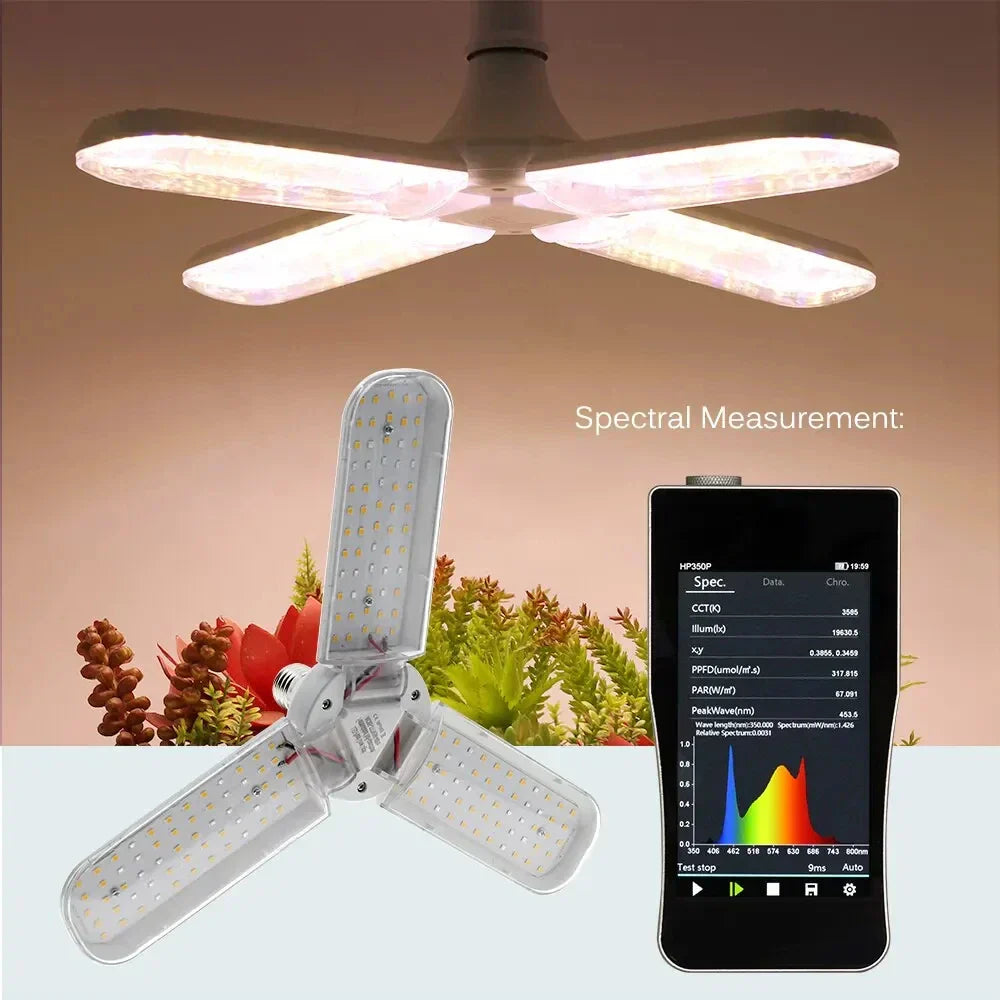 BowLift | Floriva Plant Lamp | Foldable Wing Design | Full Spectrum LED | 24W 36W 48W | E27 Socket