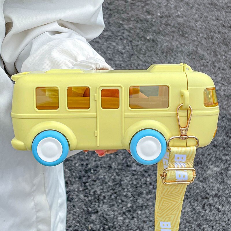 BowLift | Cute Bus Leak-Proof Little Rider Water Bottle